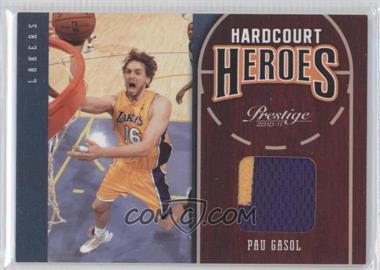 2010-11 Prestige - Hardcourt Heroes - Materials #5 - Pau Gasol /249