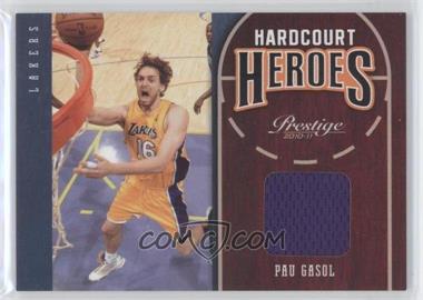 2010-11 Prestige - Hardcourt Heroes - Materials #5 - Pau Gasol /249