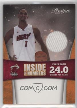 2010-11 Prestige - Inside the Numbers - Materials #4 - Chris Bosh /249