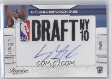 2010-11 Prestige - NBA Draft Class - Draft Logo Patch Autographs #21 - Craig Brackins /399