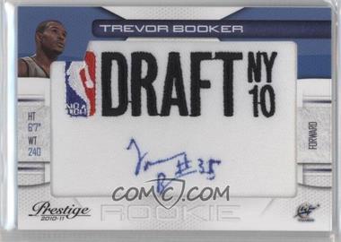 2010-11 Prestige - NBA Draft Class - Draft Logo Patch Autographs #23 - Trevor Booker /399
