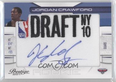 2010-11 Prestige - NBA Draft Class - Draft Logo Patch Autographs #27 - Jordan Crawford /499