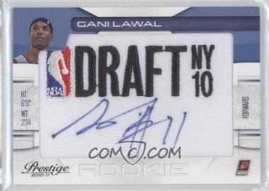 2010-11 Prestige - NBA Draft Class - Draft Logo Patch Autographs #35 - Gani Lawal /399