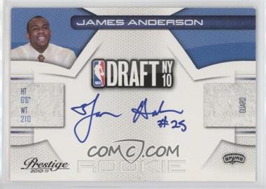 2010-11 Prestige - NBA Draft Class - Signatures #20 - James Anderson /299