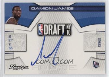 2010-11 Prestige - NBA Draft Class - Signatures #24 - Damion James /299