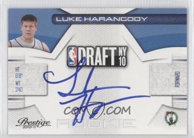 2010-11 Prestige - NBA Draft Class - Signatures #33 - Luke Harangody /284