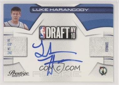 2010-11 Prestige - NBA Draft Class - Signatures #33 - Luke Harangody /284