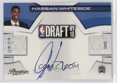 2010-11 Prestige - NBA Draft Class - Signatures #36 - Hassan Whiteside /263