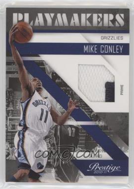 2010-11 Prestige - Playmakers - Materials Prime #10 - Mike Conley /49