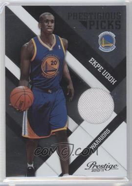 2010-11 Prestige - Prestigious Picks - Black Materials #6 - Ekpe Udoh /25