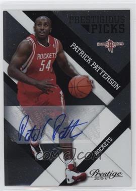 2010-11 Prestige - Prestigious Picks - Black Signatures #14 - Patrick Patterson /149