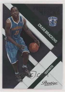 2010-11 Prestige - Prestigious Picks - Green #20 - Craig Brackins /499