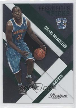 2010-11 Prestige - Prestigious Picks - Green #20 - Craig Brackins /499