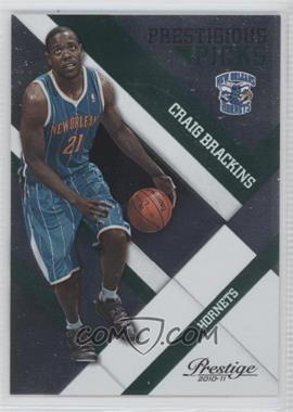 2010-11 Prestige - Prestigious Picks - Green #20 - Craig Brackins /499