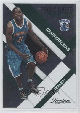 2010-11 Prestige - Prestigious Picks - Green #20 - Craig Brackins /499