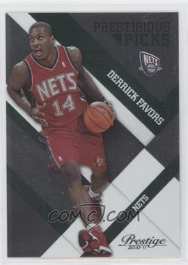 2010-11 Prestige - Prestigious Picks - Green #3 - Derrick Favors /499