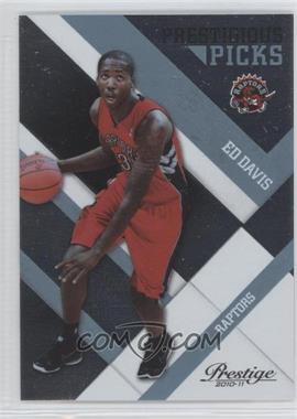 2010-11 Prestige - Prestigious Picks - Platinum #13 - Ed Davis /10