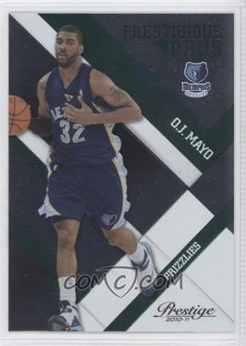 2010-11 Prestige - Prestigious Pros - Green #39 - O.J. Mayo /499