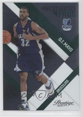 2010-11 Prestige - Prestigious Pros - Green #39 - O.J. Mayo /499