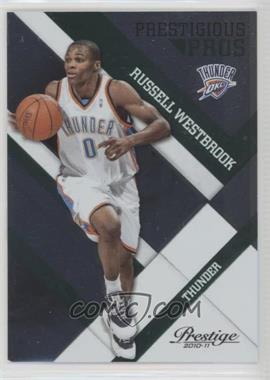 2010-11 Prestige - Prestigious Pros - Green #50 - Russell Westbrook /499