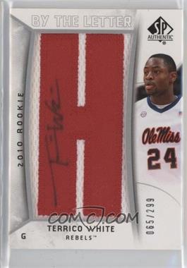 2010-11 SP Authentic - [Base] #202 - By the Letter Rookie Signatures - Terrico White /299