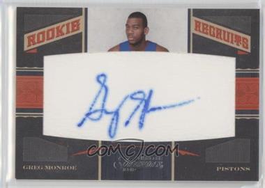 2010-11 Timeless Treasures - [Base] #107 - Rookie Recruits - Greg Monroe /299