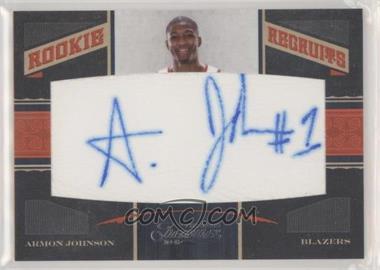 2010-11 Timeless Treasures - [Base] #134 - Rookie Recruits - Armon Johnson /299