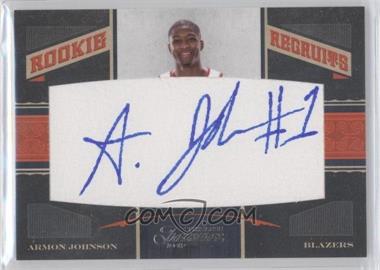 2010-11 Timeless Treasures - [Base] #134 - Rookie Recruits - Armon Johnson /299