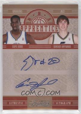 2010-11 Timeless Treasures - NBA Apprentice Dual - Autographs #11 - Ekpe Udoh, Gordon Hayward /25