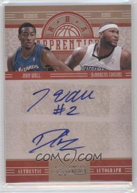 2010-11 Timeless Treasures - NBA Apprentice Dual - Autographs #2 - John Wall, DeMarcus Cousins /25