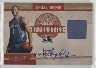 2010-11 Timeless Treasures - NBA Apprentice Materials - Autographs #4 - Wesley Johnson /50