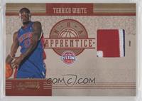 Terrico White #/25