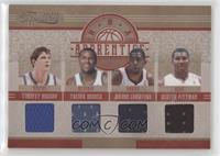 Timofey Mozgov, Trevor Booker, Jordan Crawford, Dexter Pittman #/99