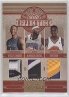 Wesley Johnson, DeMarcus Cousins, Ekpe Udoh #/10