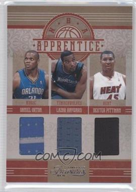 2010-11 Timeless Treasures - NBA Apprentice Materials Triple #10 - Daniel Orton, Lazar Hayward, Dexter Pittman /99