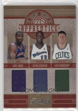 2010-11 Timeless Treasures - NBA Apprentice Materials Triple #13 - Gani Lawal, Kevin Seraphin, Luke Harangody /99