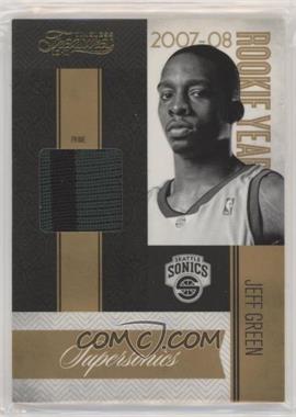 2010-11 Timeless Treasures - Rookie Year Materials - Prime #11 - Jeff Green /25