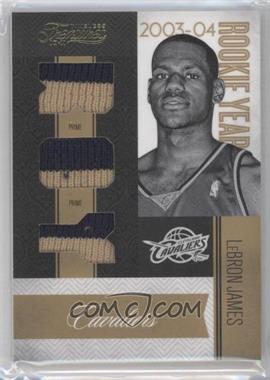 2010-11 Timeless Treasures - Rookie Year Materials - Rookie of the Year Prime #15 - LeBron James /25