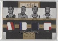 Al Horford, Al Thornton, Mike Conley, Rodney Stuckey [EX to NM] #/5