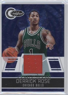 2010-11 Totally Certified - [Base] - Totally Blue Materials #14 - Derrick Rose /99
