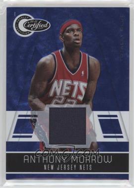 2010-11 Totally Certified - [Base] - Totally Blue Materials #88 - Anthony Morrow /99