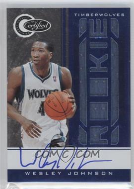 2010-11 Totally Certified - [Base] - Totally Blue Signatures #169 - Rookie - Wesley Johnson /49