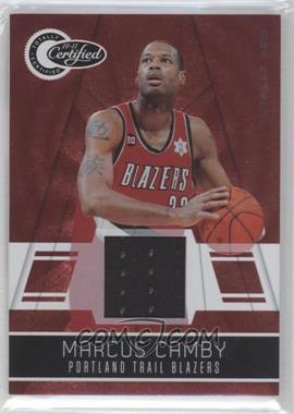 2010-11 Totally Certified - [Base] - Totally Red Materials #140 - Marcus Camby /249