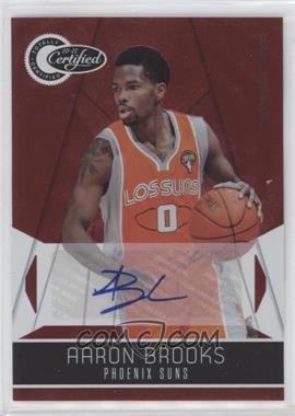 2010-11 Totally Certified - [Base] - Totally Red Signatures #124 - Aaron Brooks /49