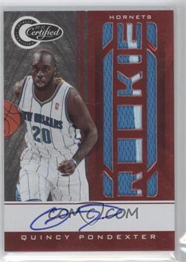 2010-11 Totally Certified - [Base] - Totally Red Signatures #153 - Rookie - Quincy Pondexter /99