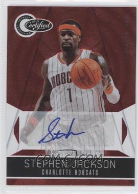 2010-11 Totally Certified - [Base] - Totally Red Signatures #8 - Stephen Jackson /49