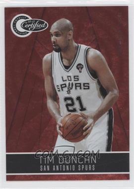 2010-11 Totally Certified - [Base] - Totally Red #116 - Tim Duncan /499