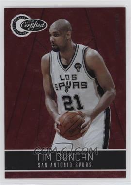 2010-11 Totally Certified - [Base] - Totally Red #116 - Tim Duncan /499