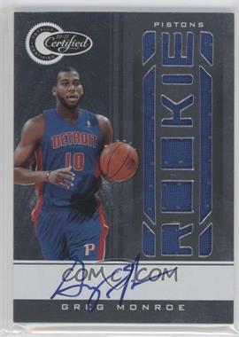 2010-11 Totally Certified - [Base] #161 - Rookie - Greg Monroe /599