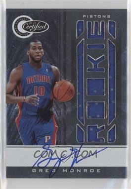 2010-11 Totally Certified - [Base] #161 - Rookie - Greg Monroe /599